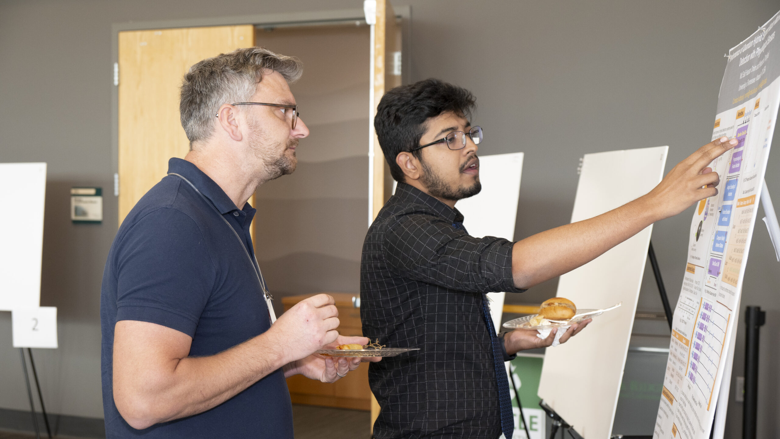 Poster session at QCUF