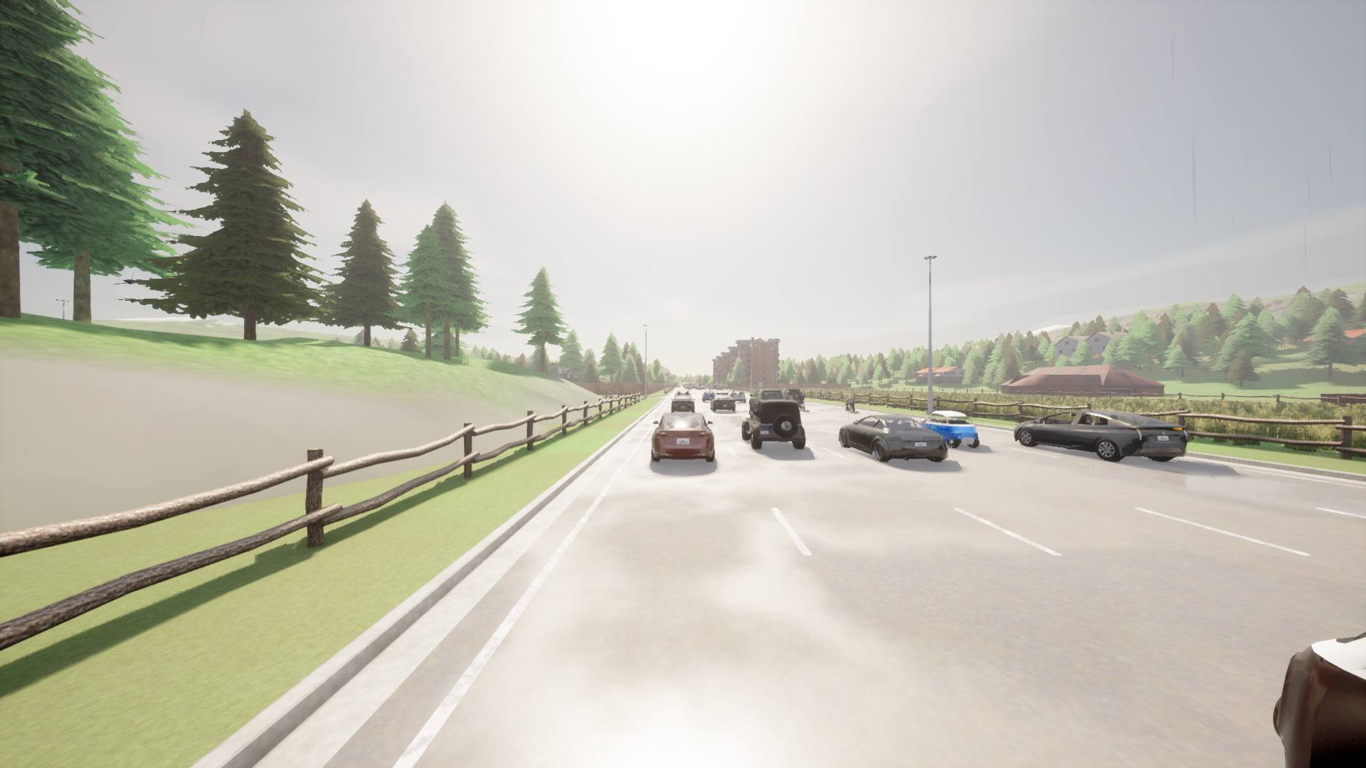 A sample simulation created by ORNL's Gremlin software, designed to improve weaknesses in machine learning, with the CARLA Simulator. CARLA Simulator, Gremlin Development Team/ORNL, U.S. Dept. of Energy