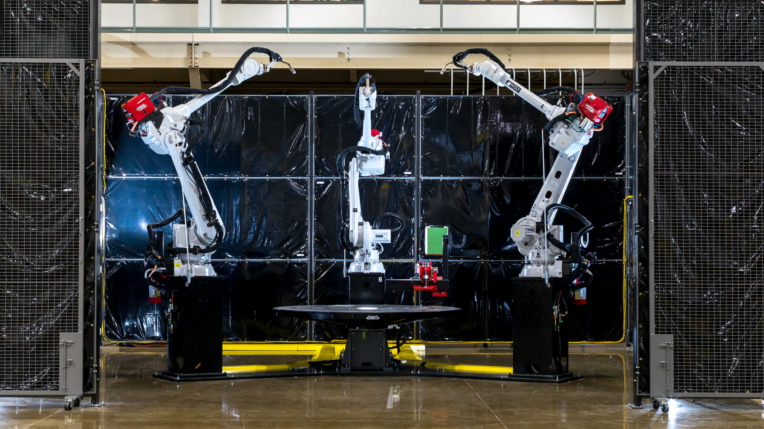 Large-scale metal hybrid manufacturing platform.