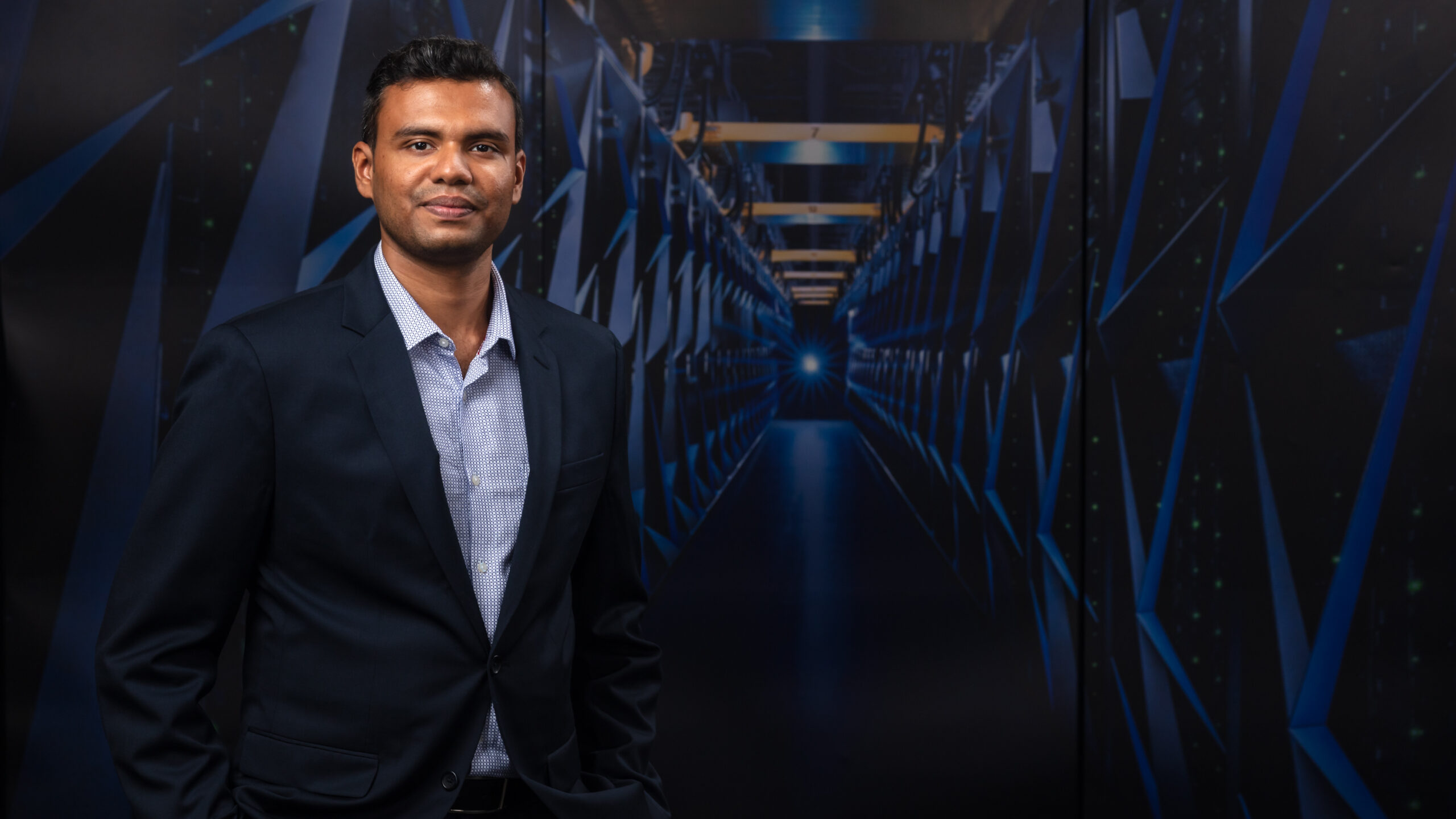 ORNL’s Murali Gopalakrishnan Meena developed a computational framework to better analyze the compounds and environmental stresses affecting fungal metabolite production. Credit: Carlos Jones/ORNL, U.S. Dept. of Energy