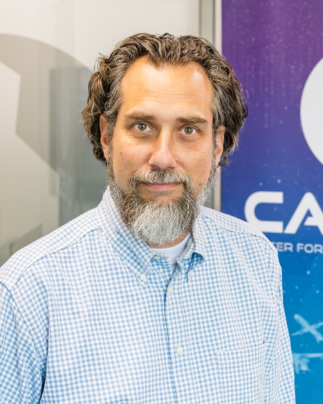 Portrait of Amir Sadovnik, research lead at CAISER at Oak Ridge National Laboratory.