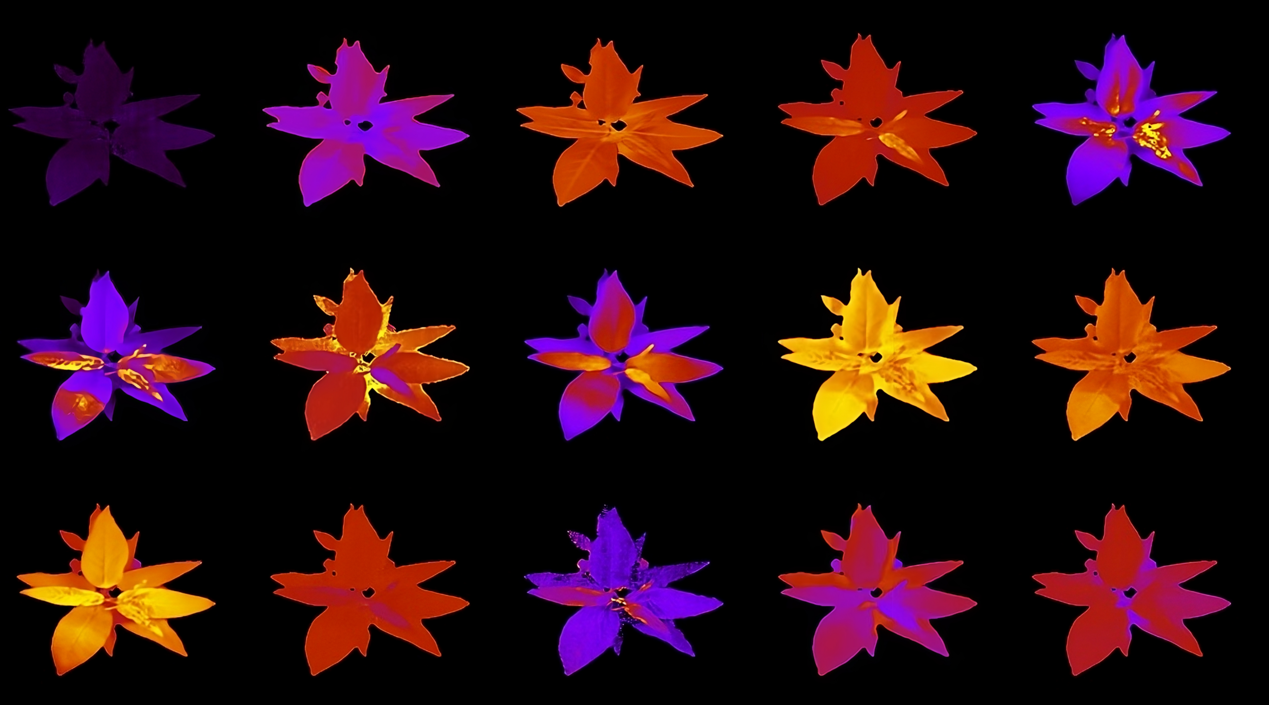 Hyperspectral imaging in ORNL’s Advanced Plant Phenotyping Laboratory captures plant biochemical composition beyond visible light, resulting in massive amounts of data used to train an AI foundation model.